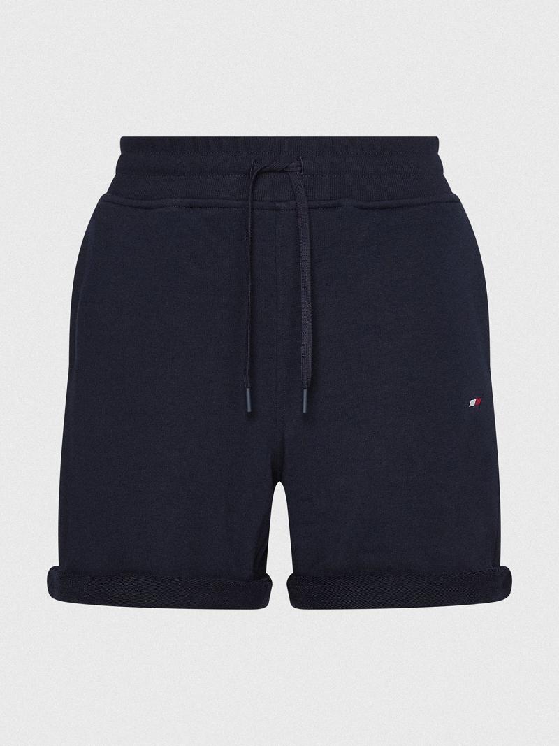 Navy Women's Tommy Hilfiger Terry Shorts | AU_W21319