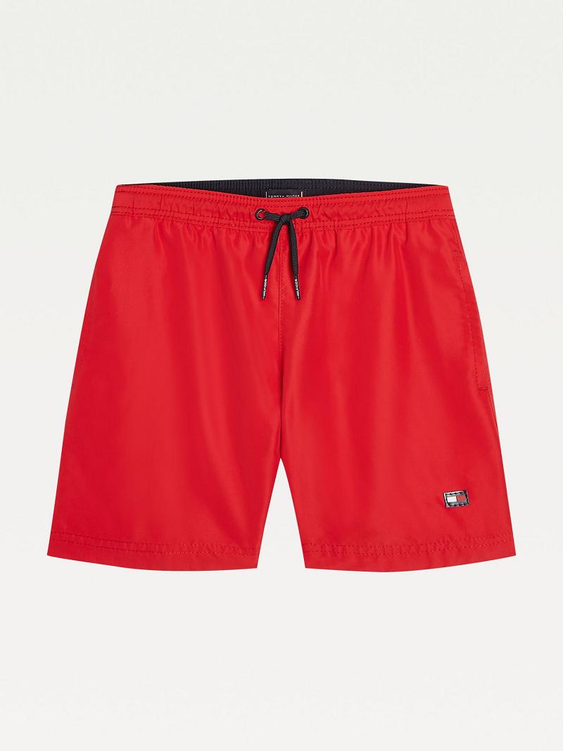 Orange Kids\' Tommy Hilfiger Solid Trunk Swimwear | AU_B2153