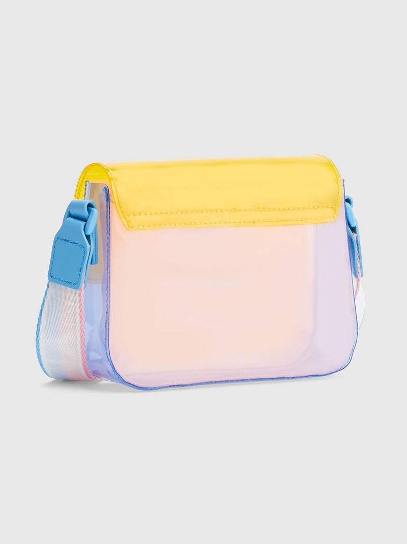 Orange Kids' Tommy Hilfiger Transparent Turnlock Crossbody Bags | AU_G1350