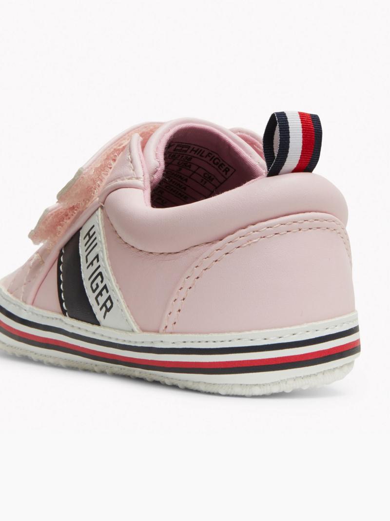 Pink Kids' Tommy Hilfiger Babies' Signature Stripe Sneakers | AU_G1304