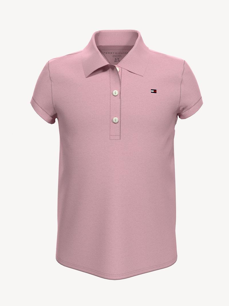 Pink Kids\' Tommy Hilfiger Big Classic Polos | AU_G1147