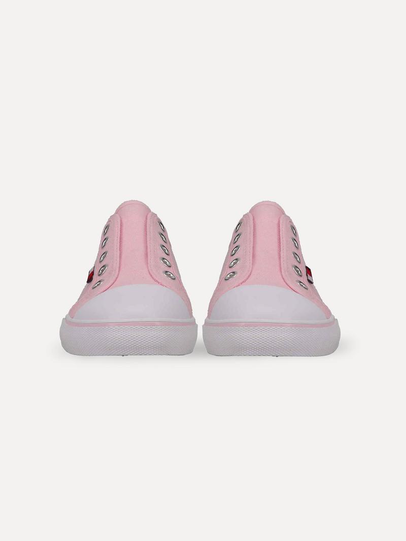 Pink Kids' Tommy Hilfiger Kids’ Pink Laceless Sneakers | AU_G1309