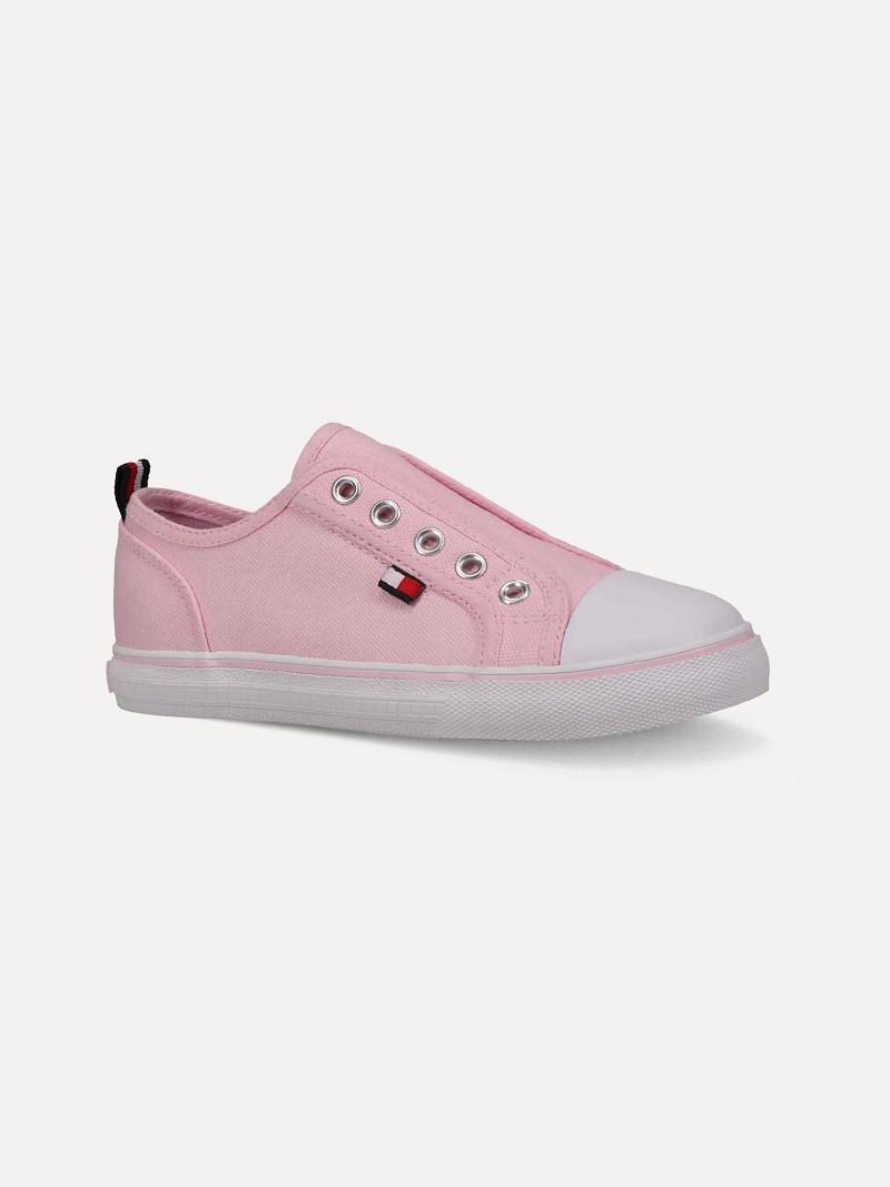 Pink Kids' Tommy Hilfiger Kids’ Pink Laceless Sneakers | AU_G1309