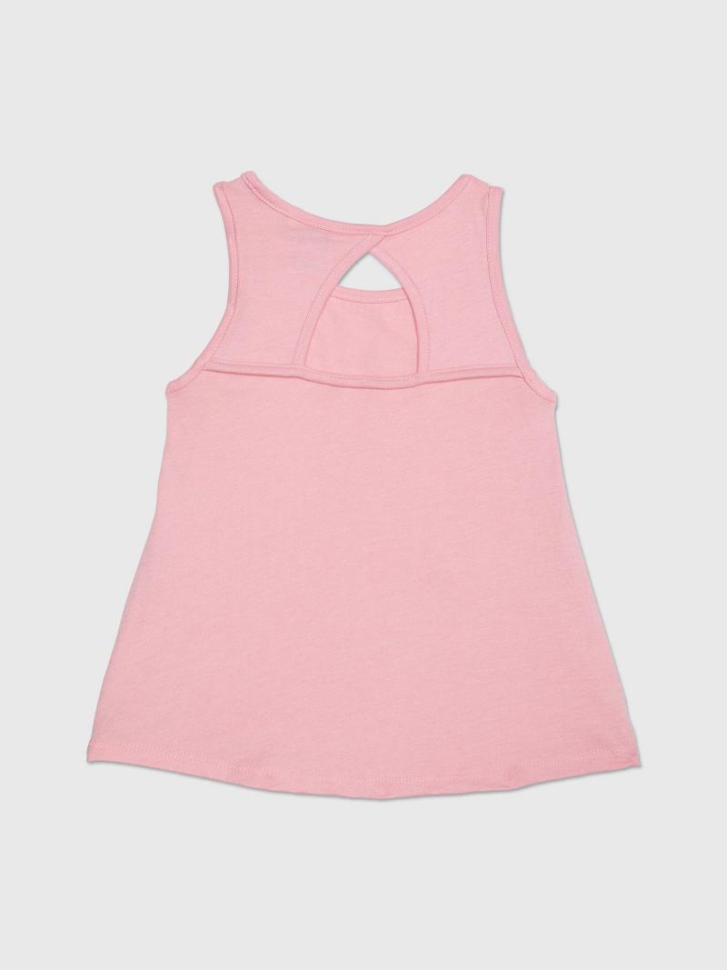 Pink Kids' Tommy Hilfiger Logo Tank Tops | AU_G1279