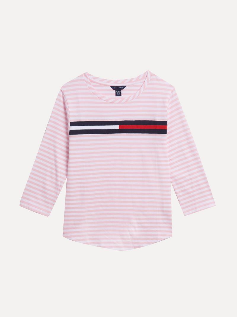 Pink Kids\' Tommy Hilfiger Toddlers\' Stripe Tops | AU_G1282