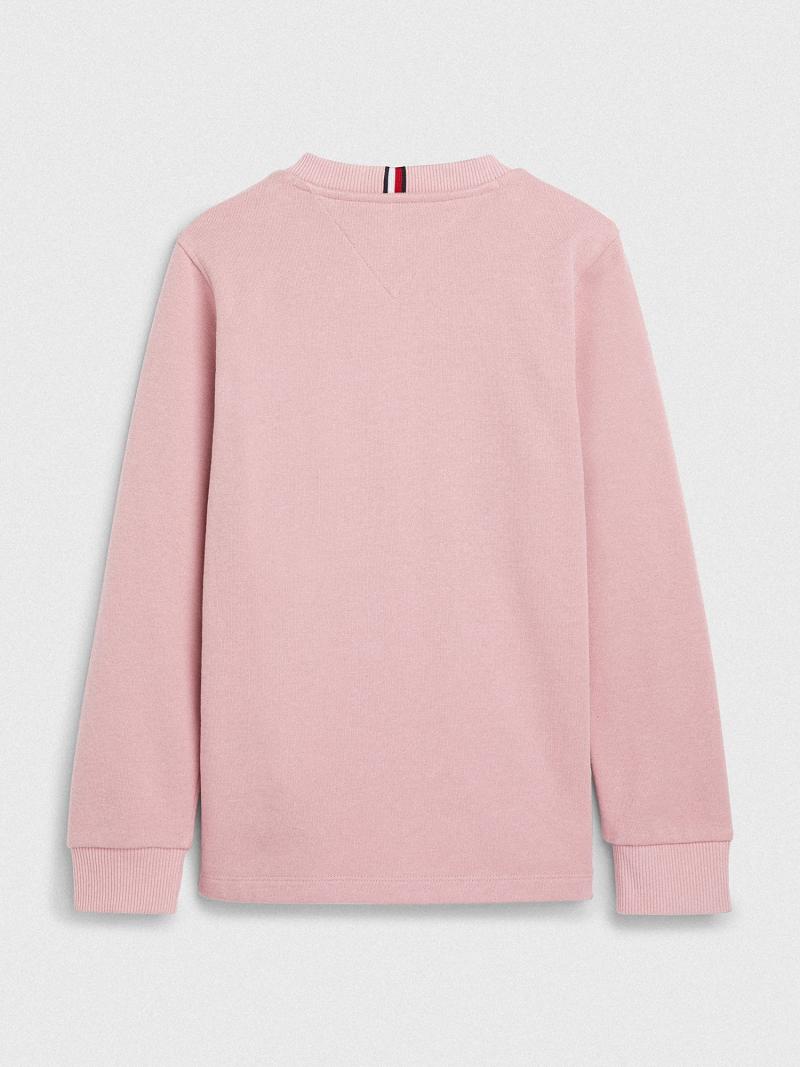 Pink Kids' Tommy Hilfiger Varsity Sweatshirts | AU_B2141