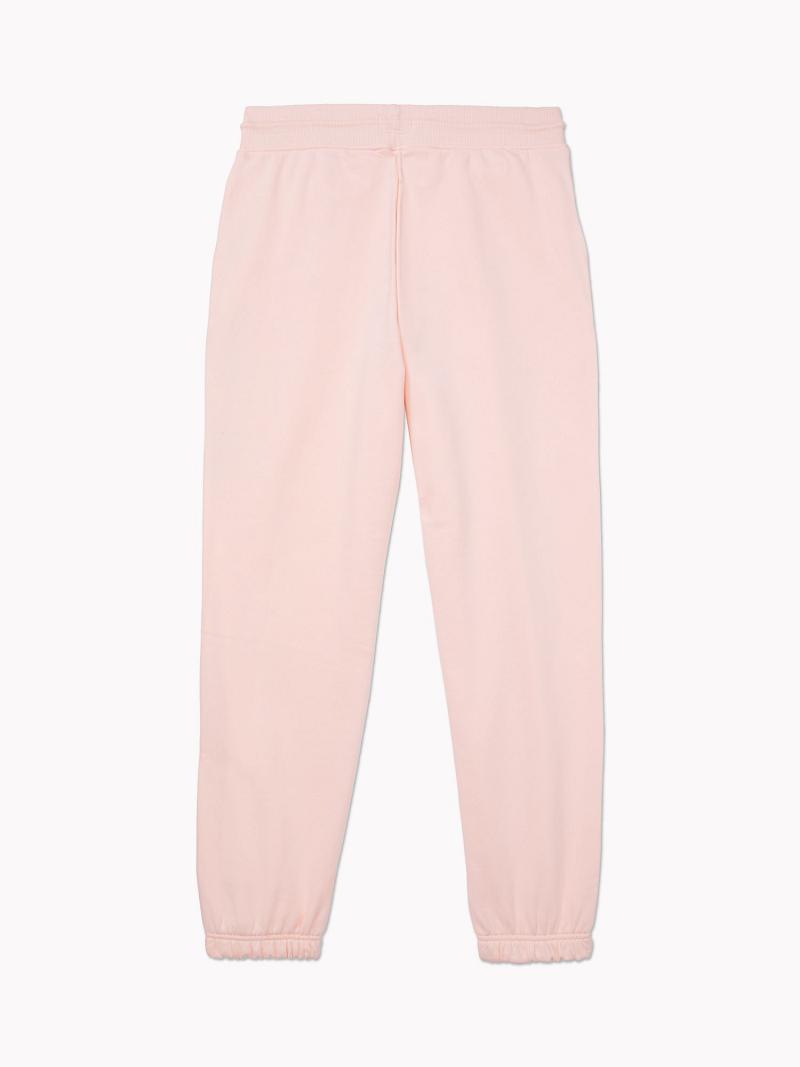 Pink Women's Tommy Hilfiger Logo Jogger | AU_W21216