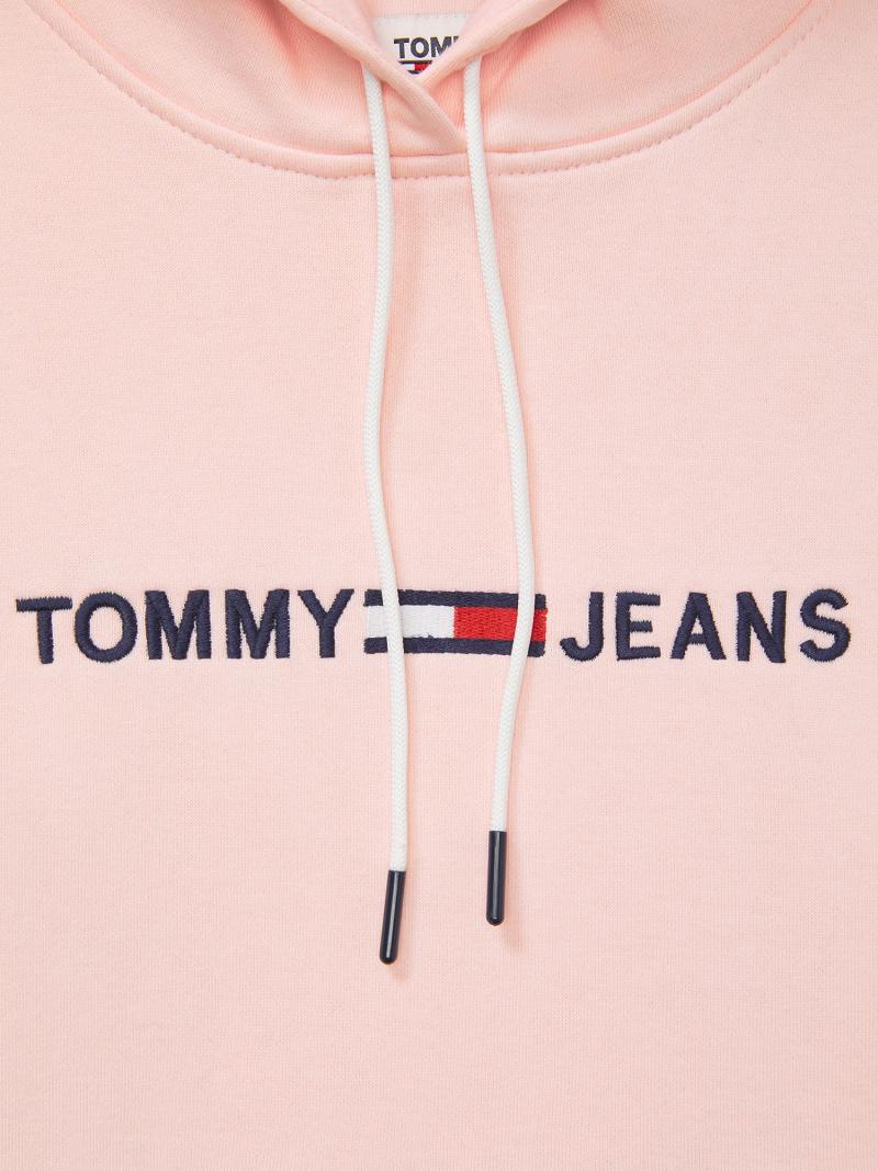 Pink Women's Tommy Hilfiger Logo Sweatshirts | AU_W21392