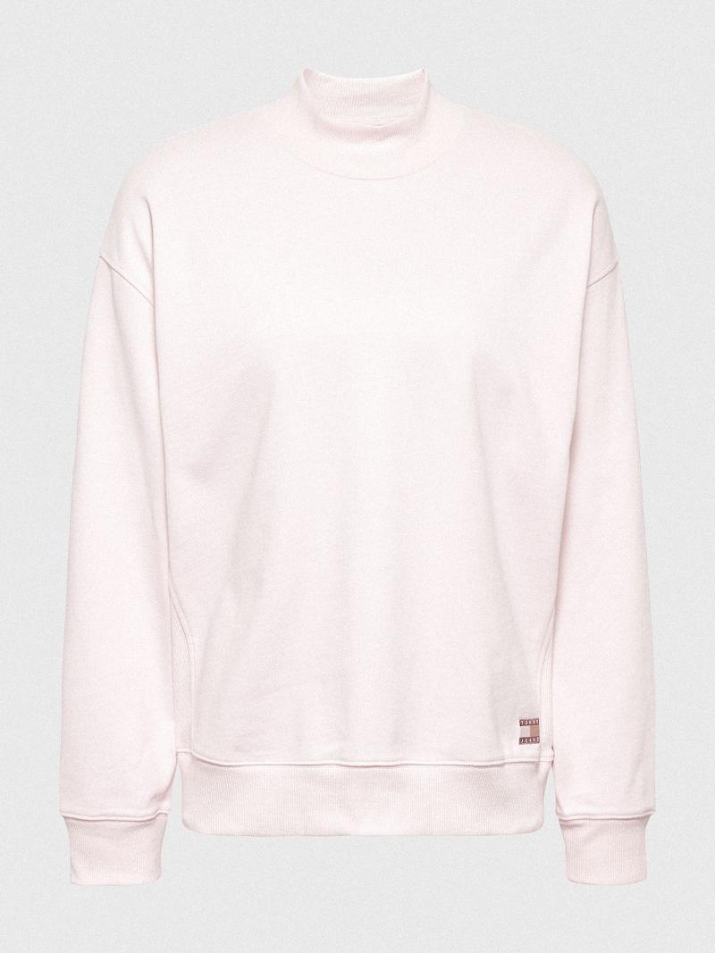 Pink Women's Tommy Hilfiger Sun Washed Sweatshirts | AU_W21404