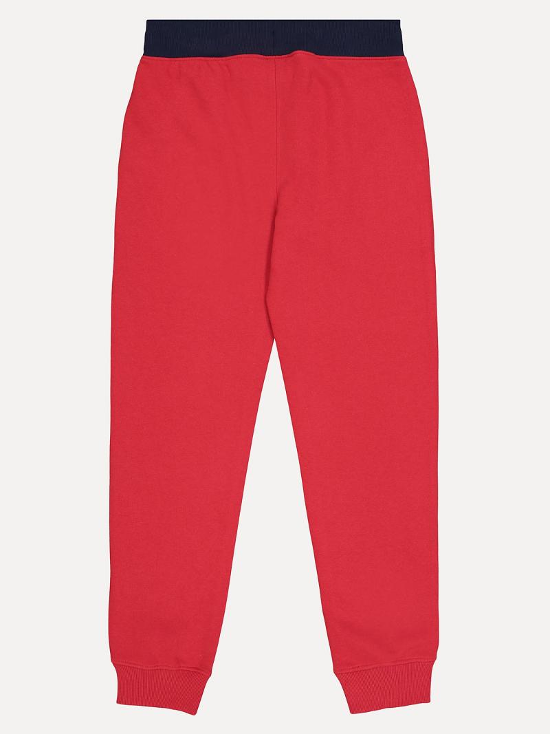 Red / Black Kids' Tommy Hilfiger Little Logo Sweatpants | AU_B2123