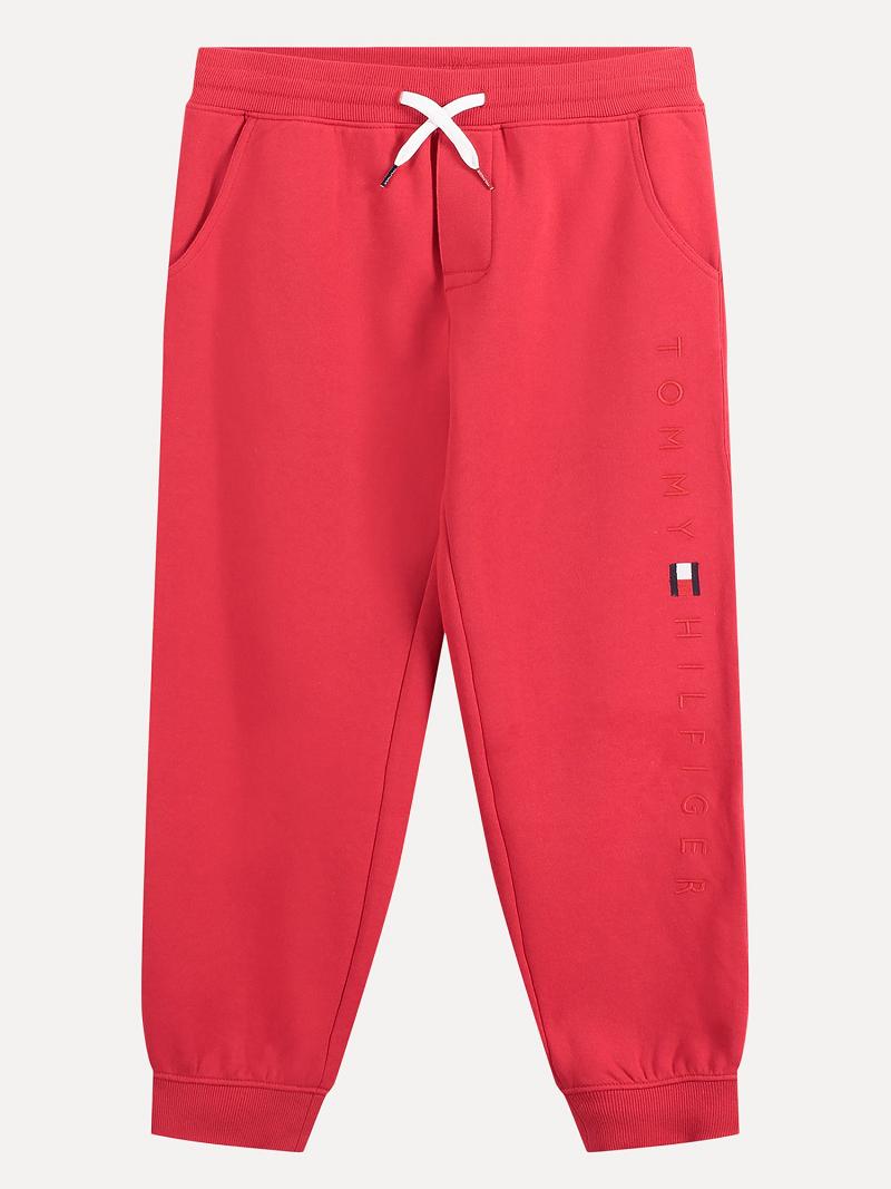 Red Kids\' Tommy Hilfiger Big Logo Sweatpants | AU_G1178