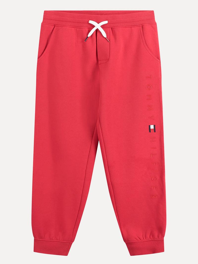 Red Kids\' Tommy Hilfiger Little Logo Sweatpants | AU_B2124