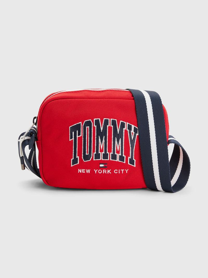 Red Kids\' Tommy Hilfiger Tommy NYC Camera Bags | AU_B2272