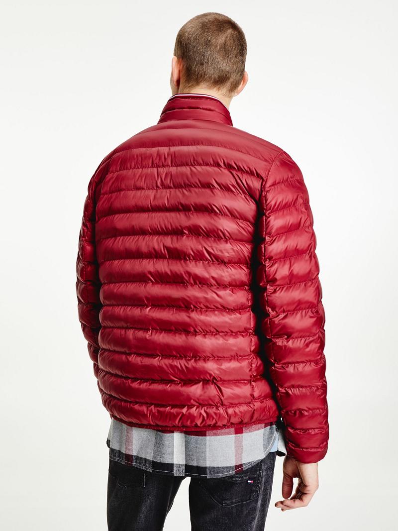 Red Men's Tommy Hilfiger Recycled packable Jackets | AU_M31416