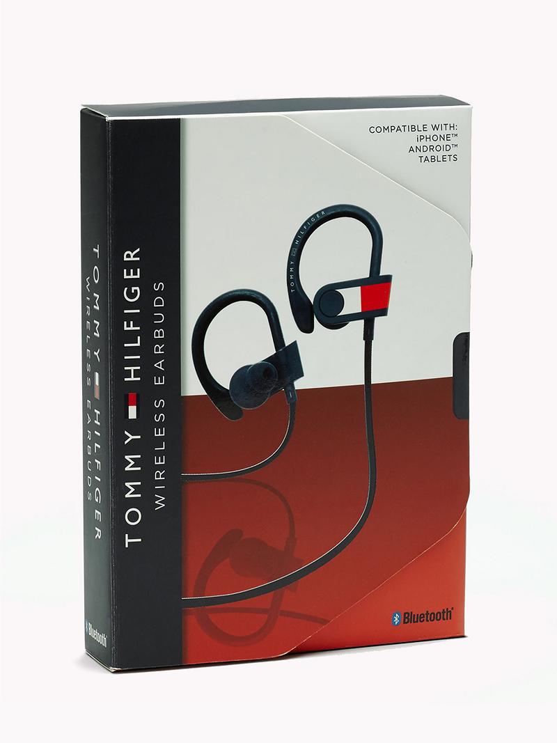 Red / White / Blue Men's Tommy Hilfiger Wireless Earbuds Technology | AU_M31802