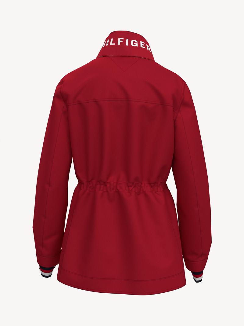 Red Women's Tommy Hilfiger Essential Yacht Jackets | AU_W21177