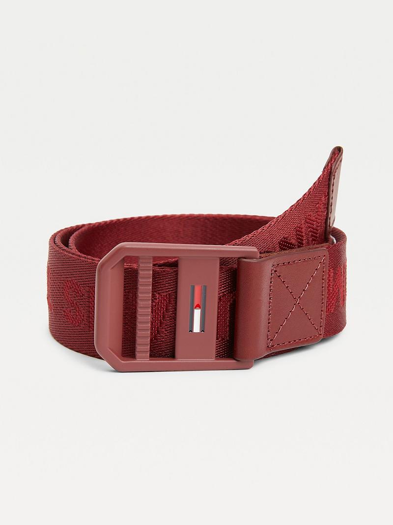 Red Women\'s Tommy Hilfiger TJ Recycled Belts | AU_W31721