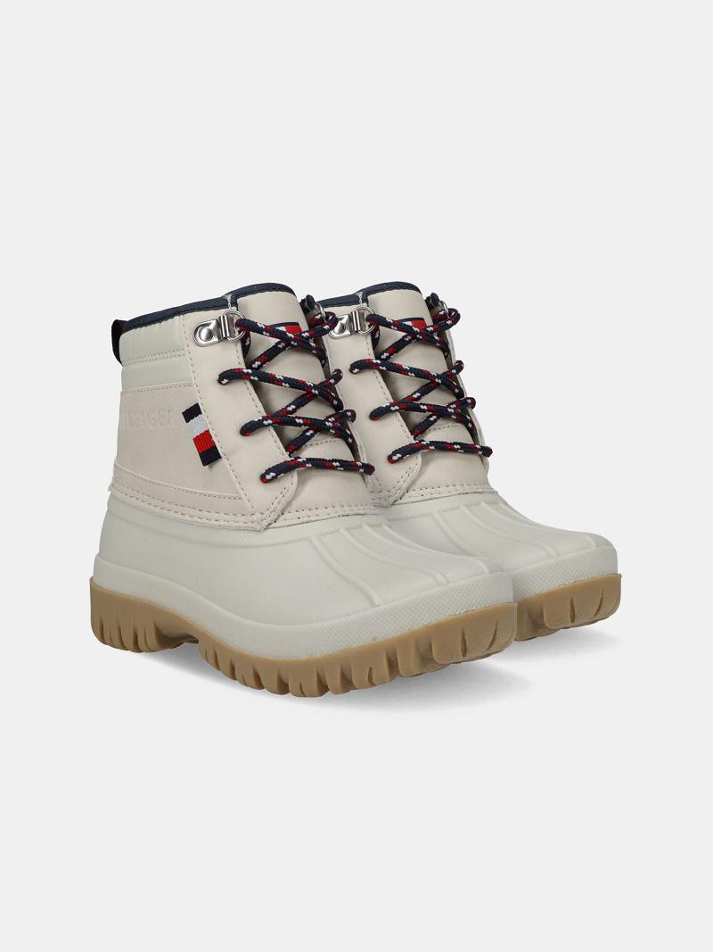 White Kids\' Tommy Hilfiger Big Duck Boot Sneakers | AU_G1305