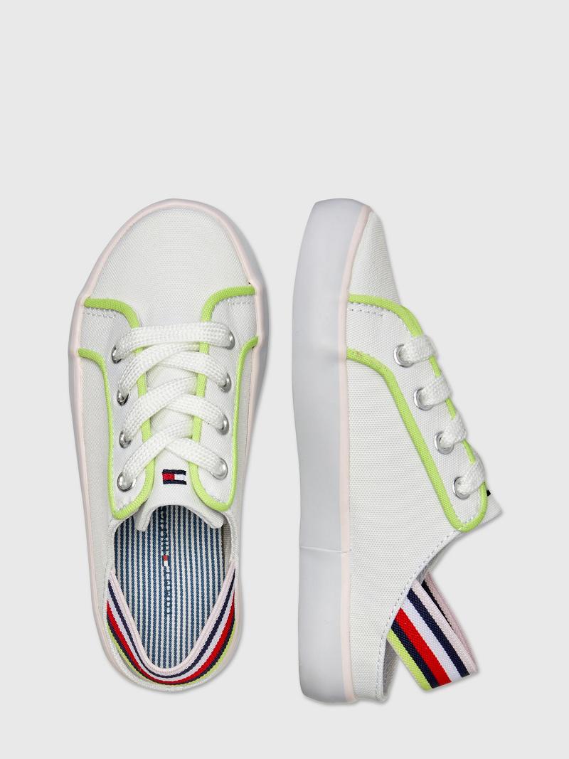 White Kids' Tommy Hilfiger Big Slingback Sneakers | AU_G1306