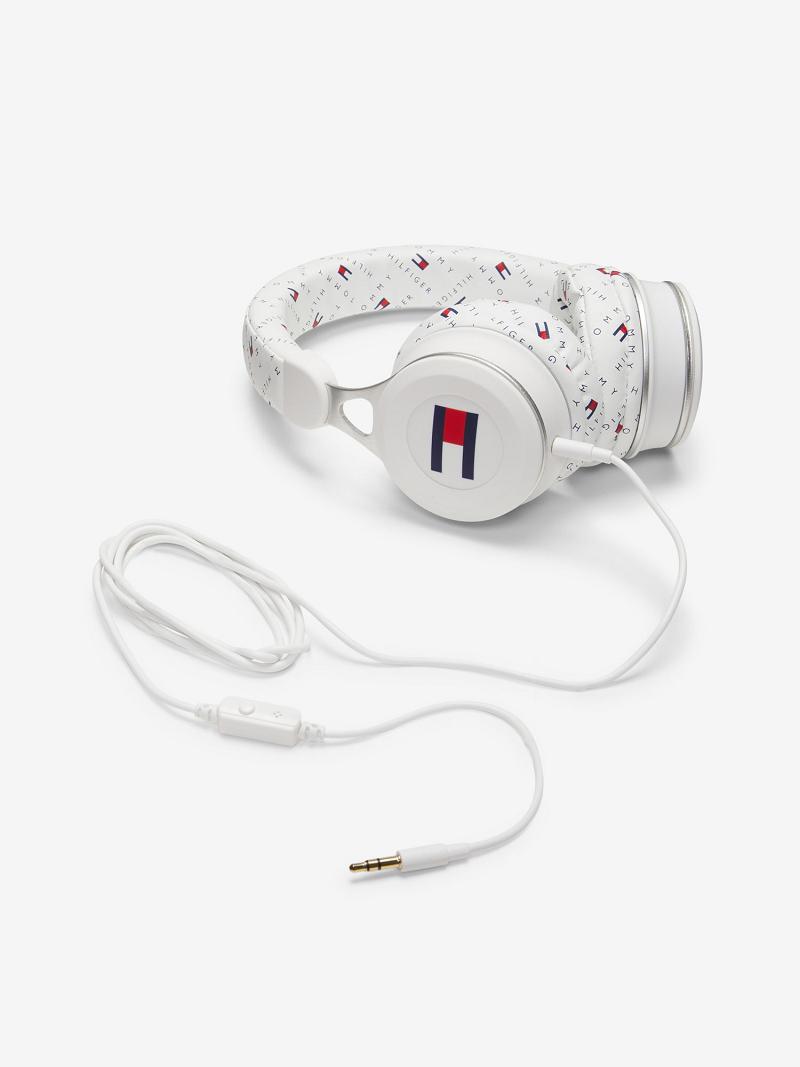 White Kids' Tommy Hilfiger Flag Headphones Technology | AU_B2302