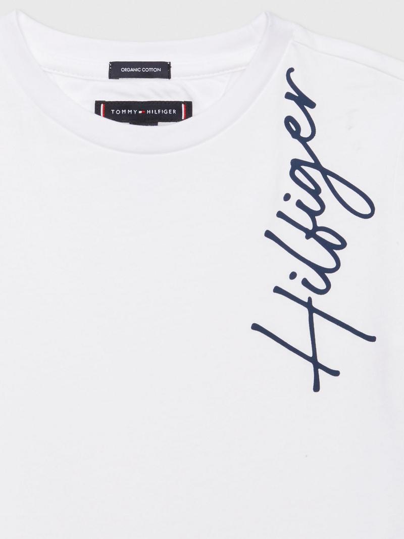 White Kids' Tommy Hilfiger Signature T Shirts | AU_B2202