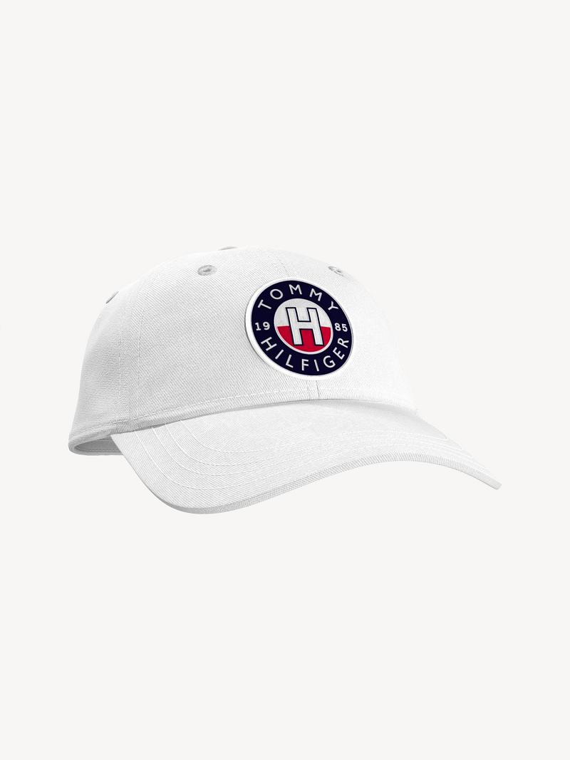 White Men\'s Tommy Hilfiger H Hats | AU_M31728