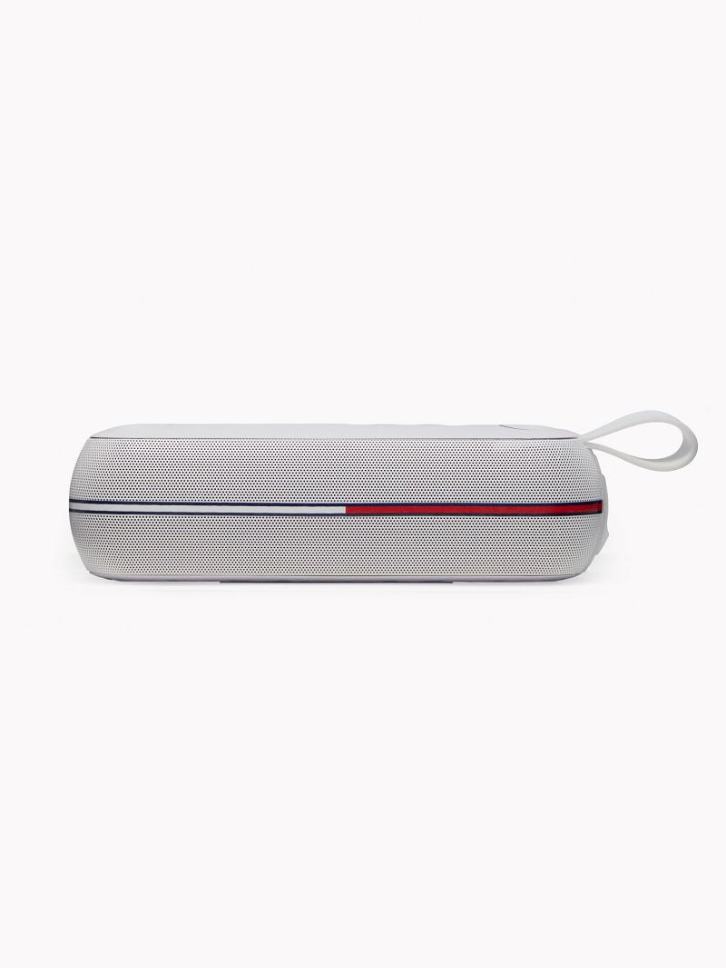 White Men's Tommy Hilfiger TH Waterproof Wireless Speaker Technology | AU_M31794