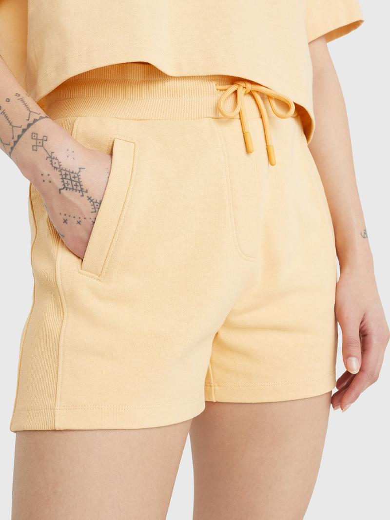 Yellow Women\'s Tommy Hilfiger Sun Washed Shorts | AU_W21318