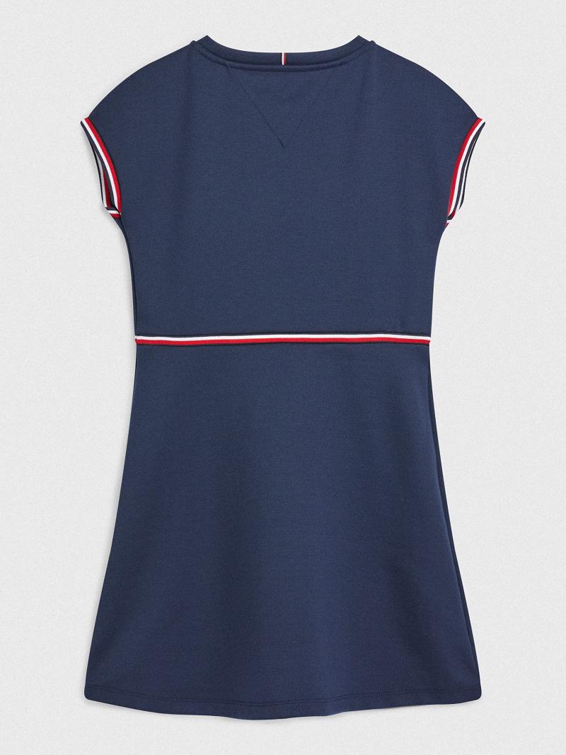 b6F50g422N Kids' Tommy Hilfiger Tommy Stripe Dresses | AU_G1086