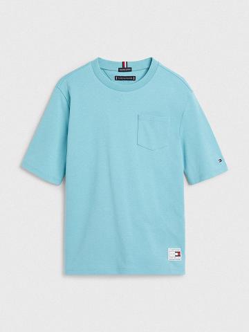 Aqua Kids' Tommy Hilfiger Pocket T Shirts | AU_B2201