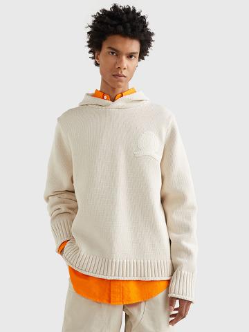 Beige Men's Tommy Hilfiger Sweater Sweaters | AU_M31176