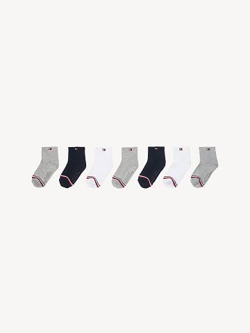 Black Kids' Tommy Hilfiger Babies' 7PK Socks | AU_B2290