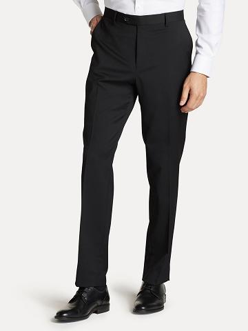 Black Men's Tommy Hilfiger Regular fit in twill Suits | AU_M31184