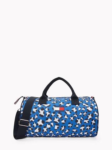 Blue Kids' Tommy Hilfiger Cheetah Duffle Bags | AU_G1335