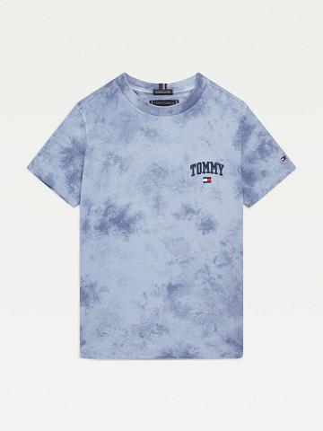 Blue Kids' Tommy Hilfiger Organic Cotton Tie-Dye T Shirts | AU_B2200