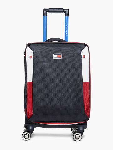 Blue Men's Tommy Hilfiger 21" Soft Case Luggage Suitcases | AU_M31757