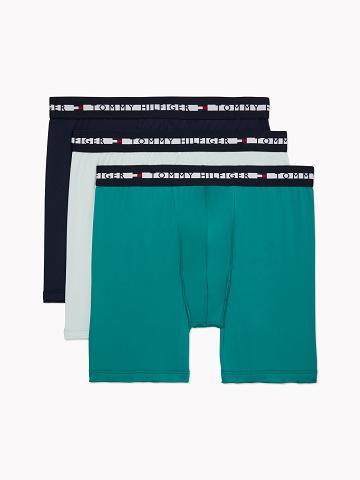 Green Men's Tommy Hilfiger Th comfort+ boxer brief 3pk Boxer Briefs | AU_M31610