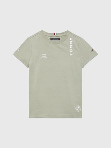 Grey Kids' Tommy Hilfiger Multi Logo T Shirts | AU_B2197