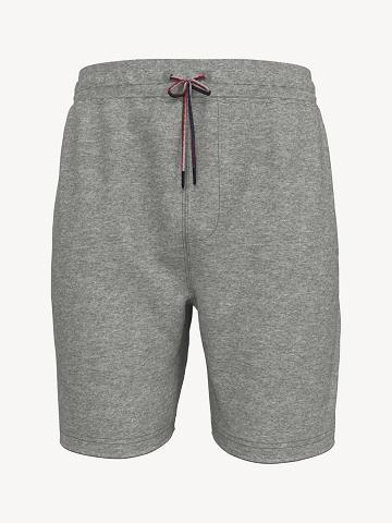 Grey Men's Tommy Hilfiger Essential solid sweatshort Shorts | AU_M31208