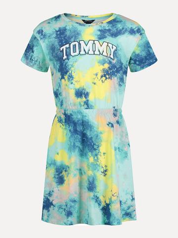 Mint Kids' Tommy Hilfiger Little Tie-Dye T-Shirt Dresses | AU_G1073