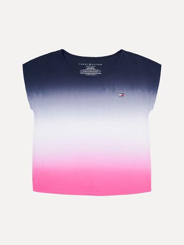 Multicolor Kids' Tommy Hilfiger Big Ombre T Shirts | AU_G1230