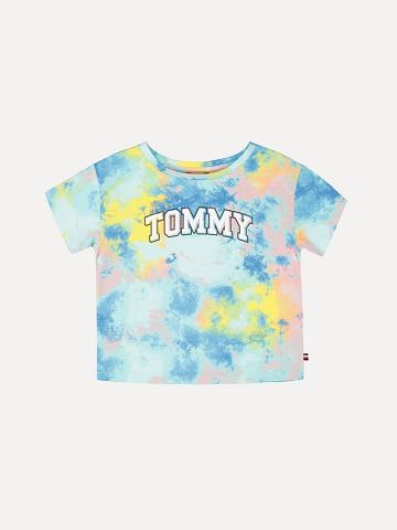 Multicolor Kids' Tommy Hilfiger Little Tie-Dye Fleece T Shirts | AU_G1250