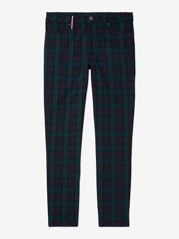 Navy Women's Tommy Hilfiger Essential Plaid Pants | AU_W21241