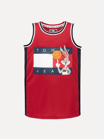 Red Kids' Tommy Hilfiger SPACE JAM:LEGACY X BUGS BUNNY TM T Shirts | AU_B2207